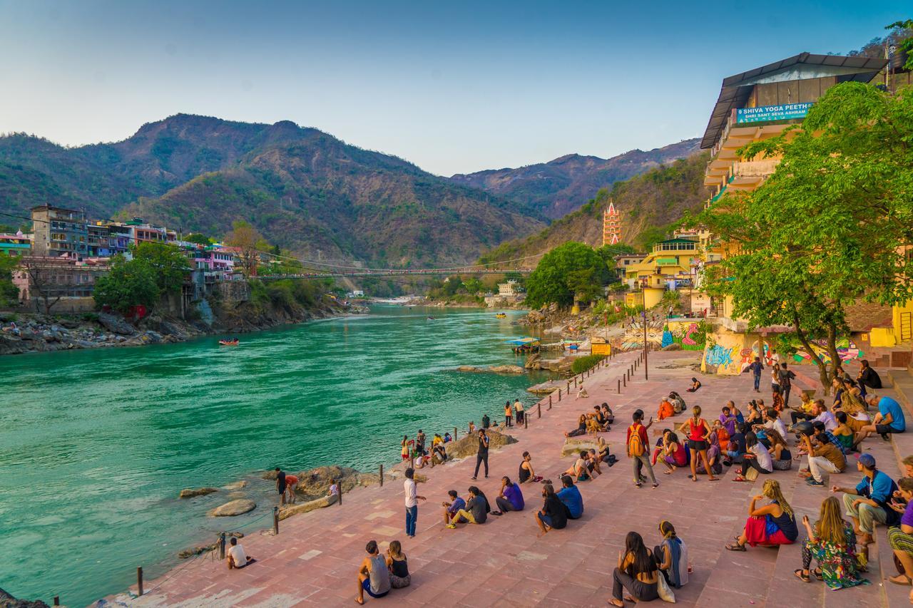 Skyard Rishikesh, Laxman Jhula Ostello Esterno foto