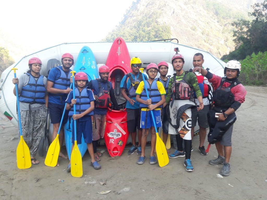 Skyard Rishikesh, Laxman Jhula Ostello Esterno foto