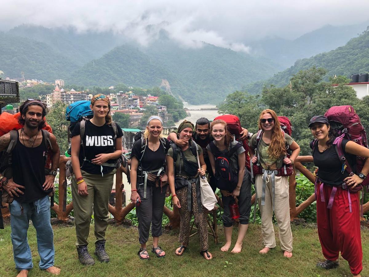 Skyard Rishikesh, Laxman Jhula Ostello Esterno foto